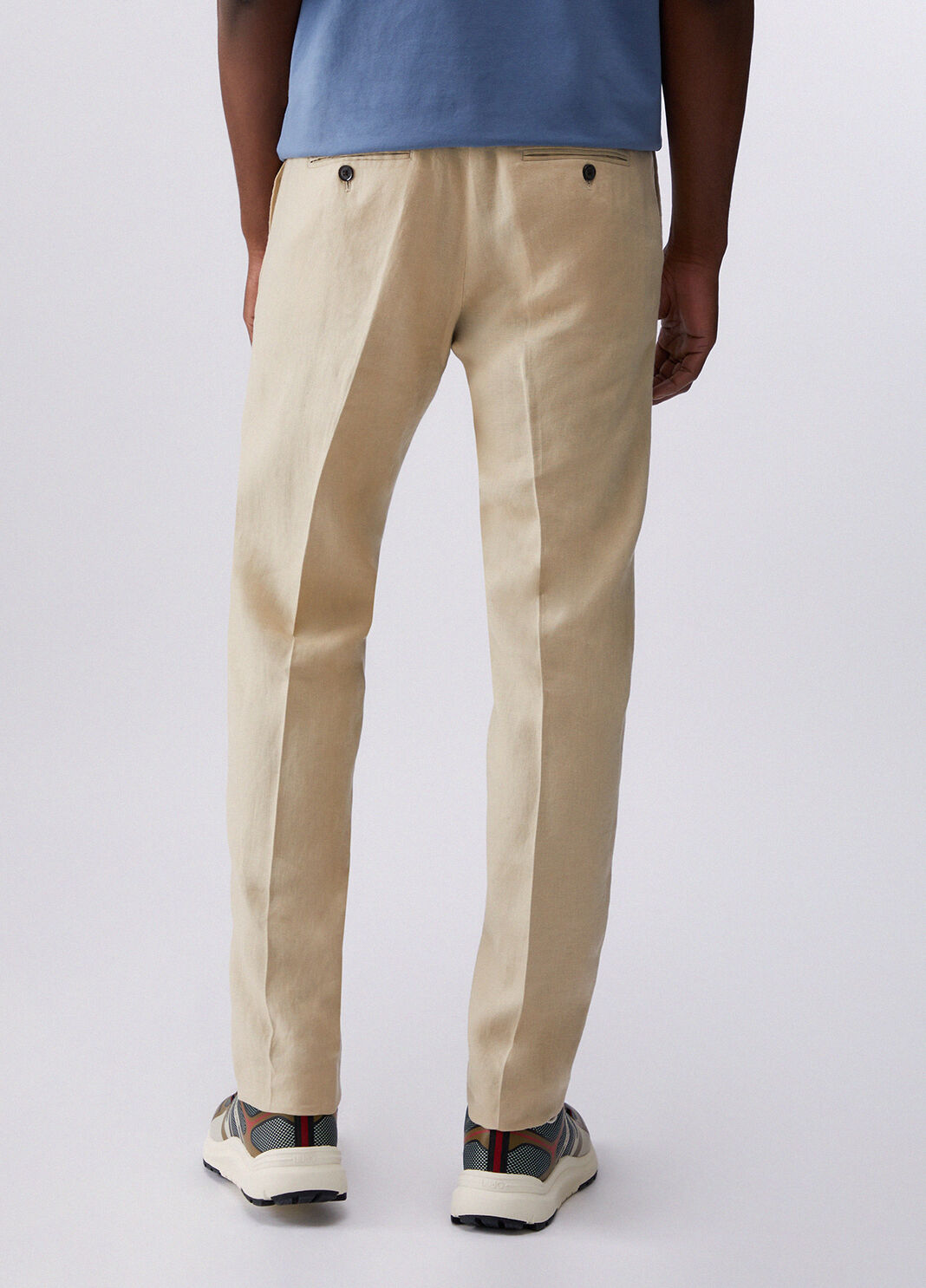 100% linen trousers beige Liu Jo - large image number 1
