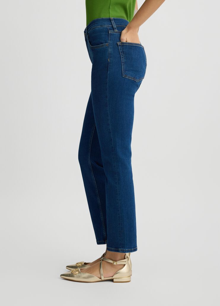 High-rise bootcut jeans dark denim Liu Jo - large image number 2 High-rise bootcut jeans dark denim Liu Jo - large image number 2