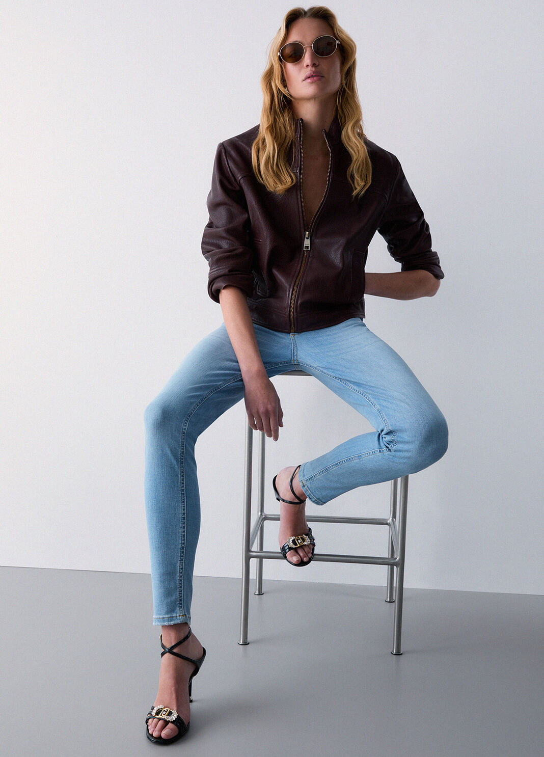 High-rise skinny jeans blue denim Liu Jo - large image number 3