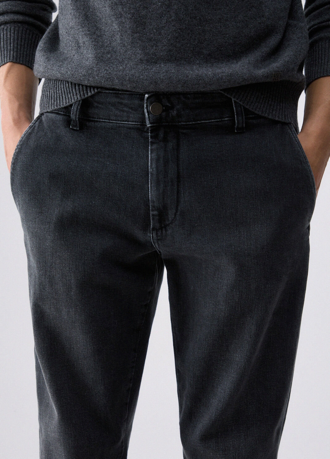 Slim Fit Chino Jeans grey denim Liu Jo - large image number 4