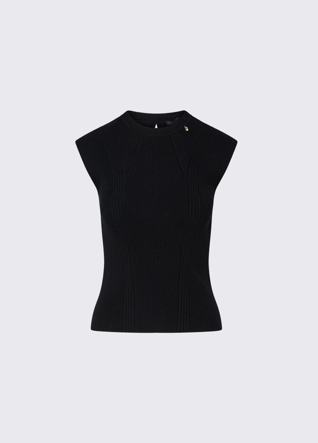 Top in knit black Liu Jo - large image number 6