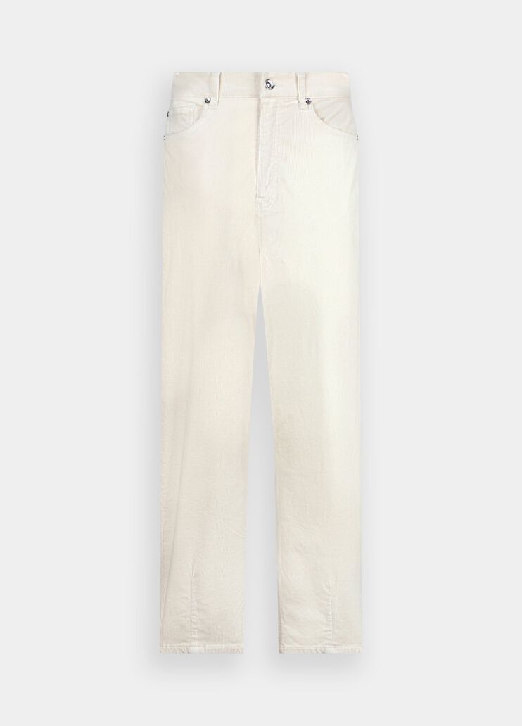 Velvet balloon trousers light beige Liu Jo - large image number 6
