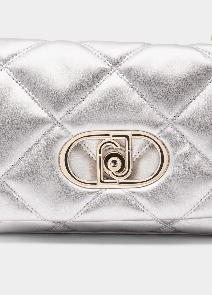 Medium quilted LaPuffy bag silver Liu Jo - large image number 4