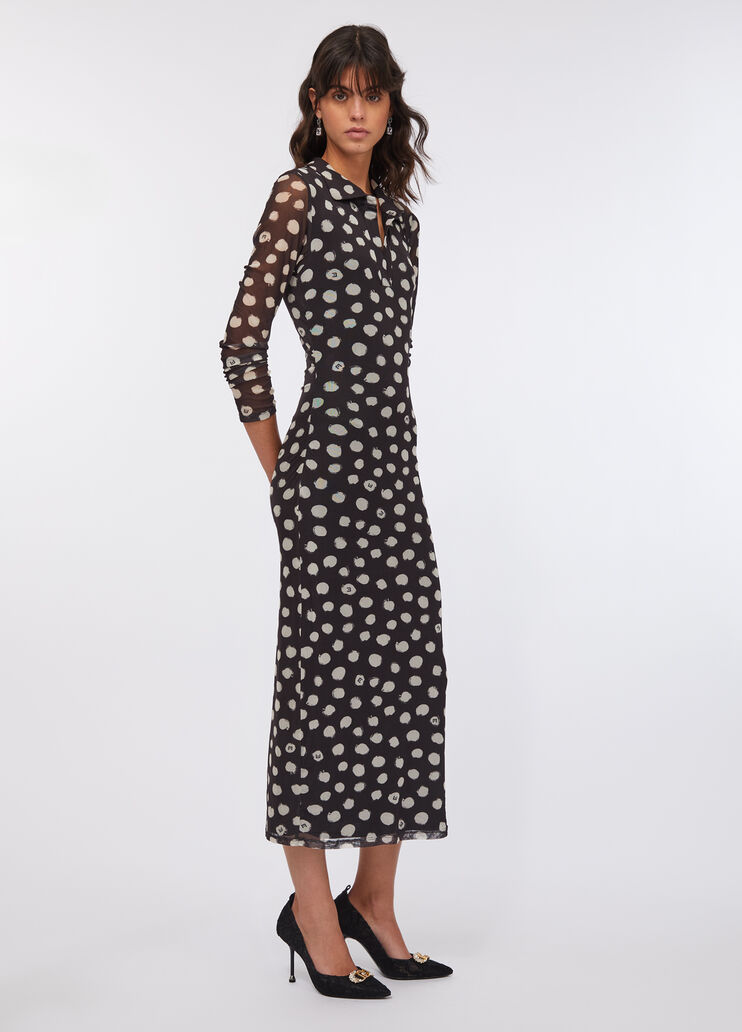 Robe Liu Jo Better noir à pois Liu Jo - large image number 4