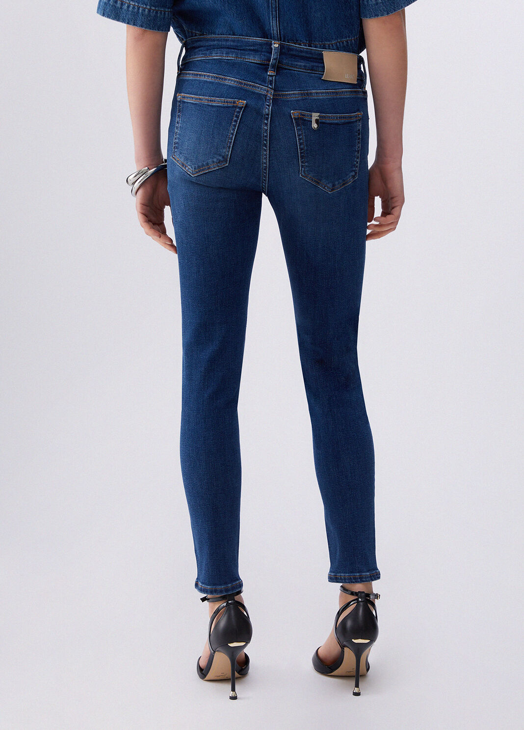 Vaqueros pitillo denim azul oscuro Liu Jo - large image number 1