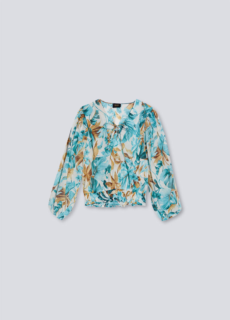 Geblümte Bluse Tropical Liu Jo - large image number 4