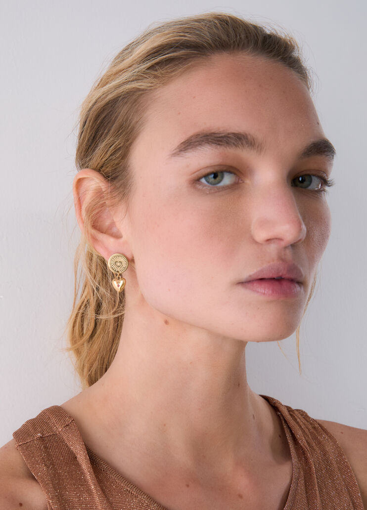 Orecchini con cuore color oro Liu Jo - medium