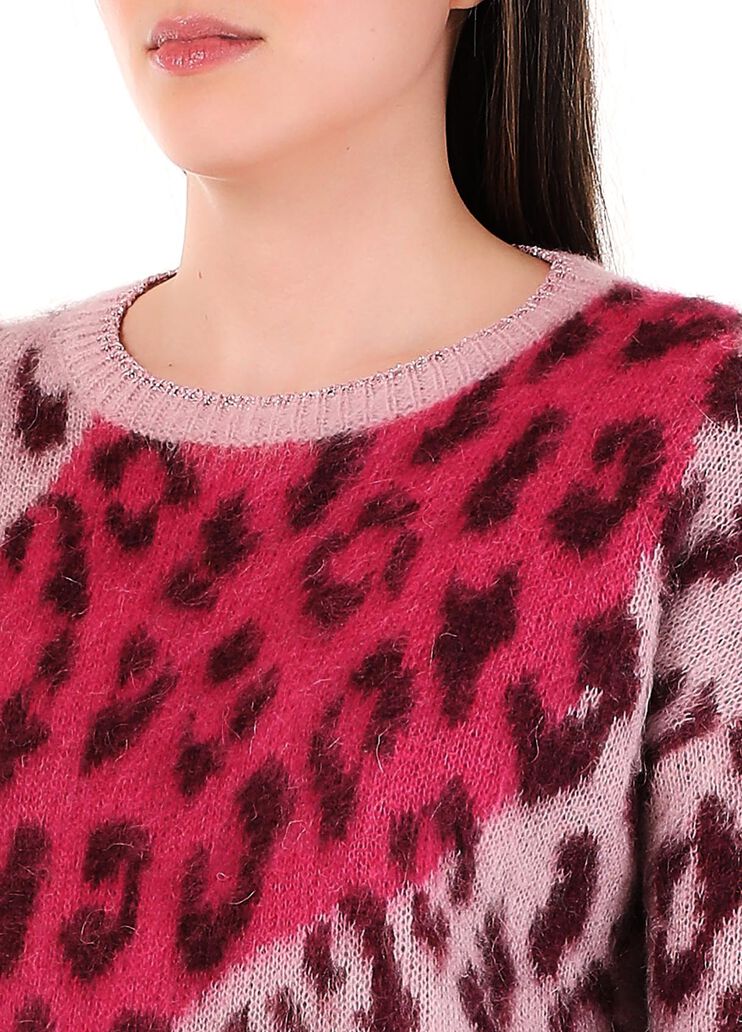 Jersey jacquard estampado animal fucsia Liu Jo - large image number 2