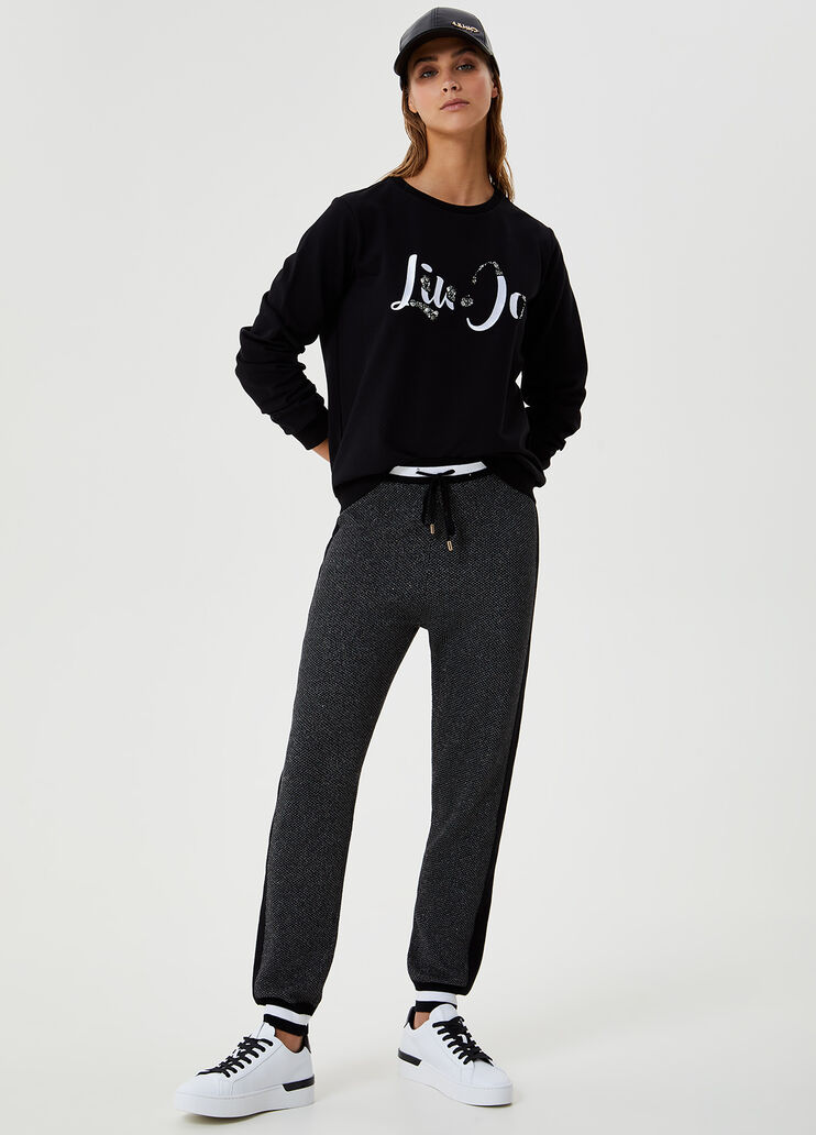 Sweatshirt with print Black Liu Jo - large image number 3