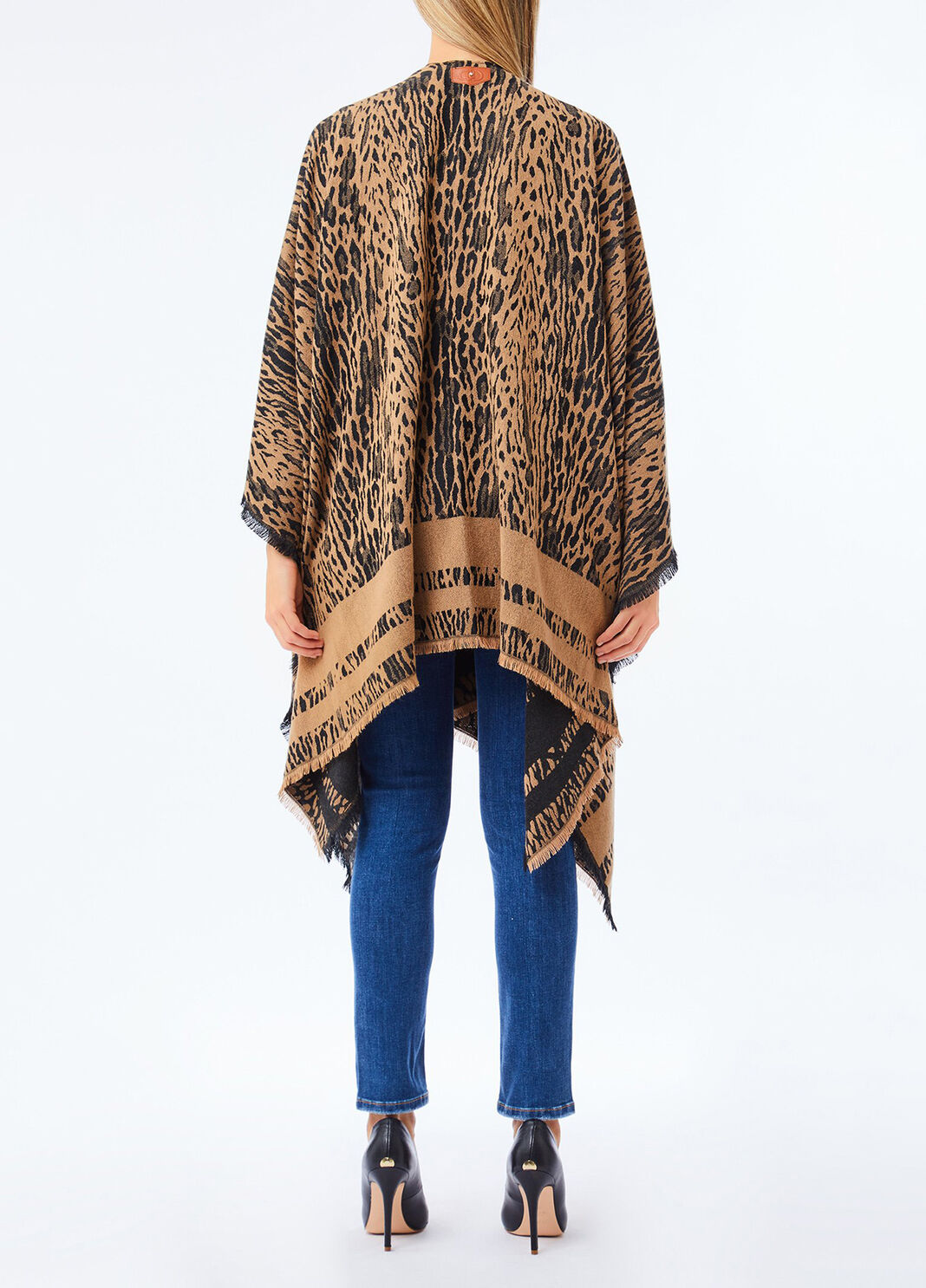 Poncho animalier animalier Liu Jo - large image number 1