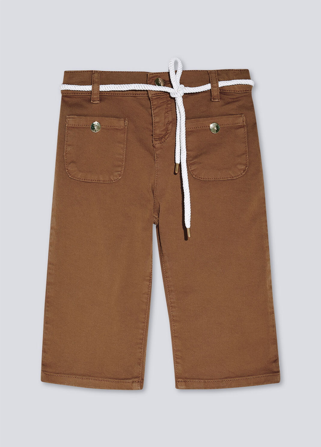 Pantal&oacute;n con cintur&oacute;n caramelo Liu Jo - large image number 0