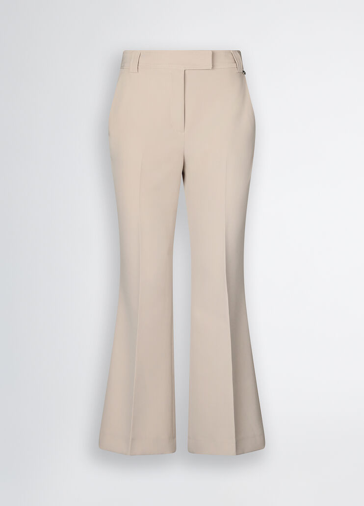 Cropped beige trousers beige Liu Jo - large image number 6 Cropped beige trousers beige Liu Jo - large image number 6