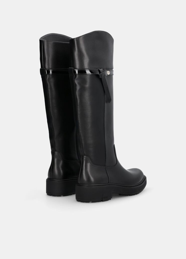 High leather boots black Liu Jo - medium