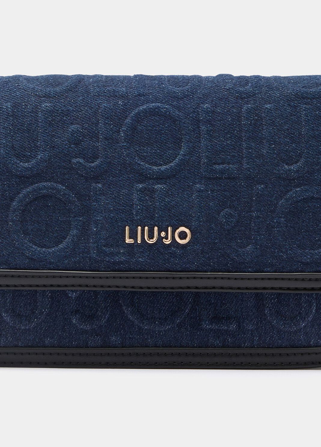 Borsa a tracolla piccola in denim blu Liu Jo - large image number 2