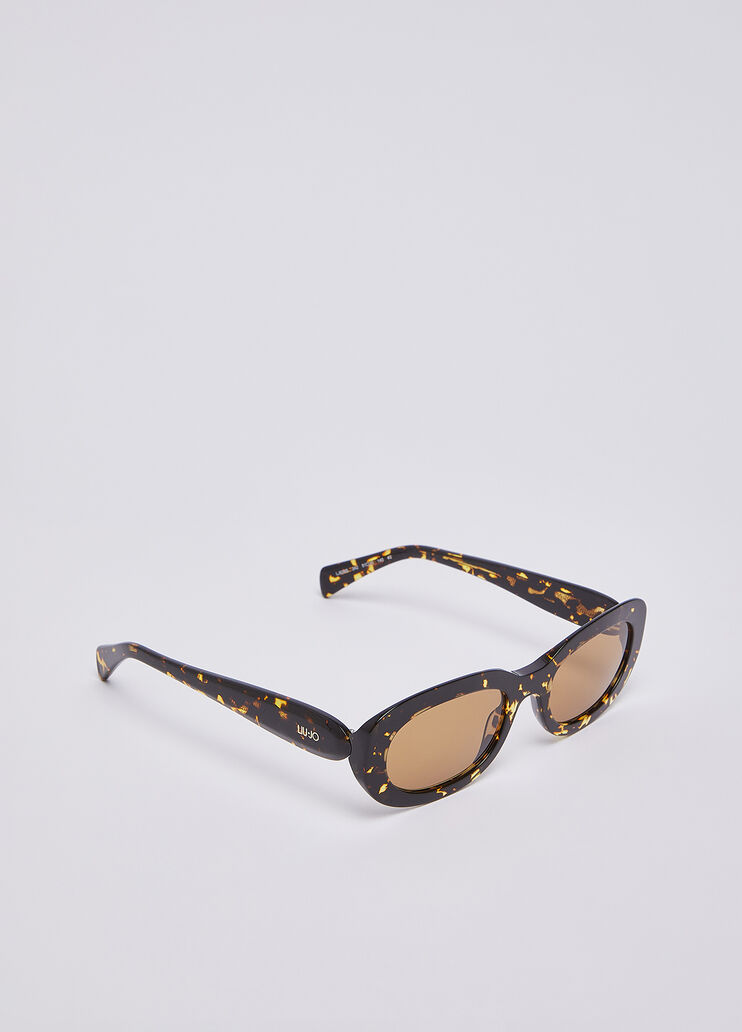 Occhiali da sole ovali tartarugato Liu Jo - medium