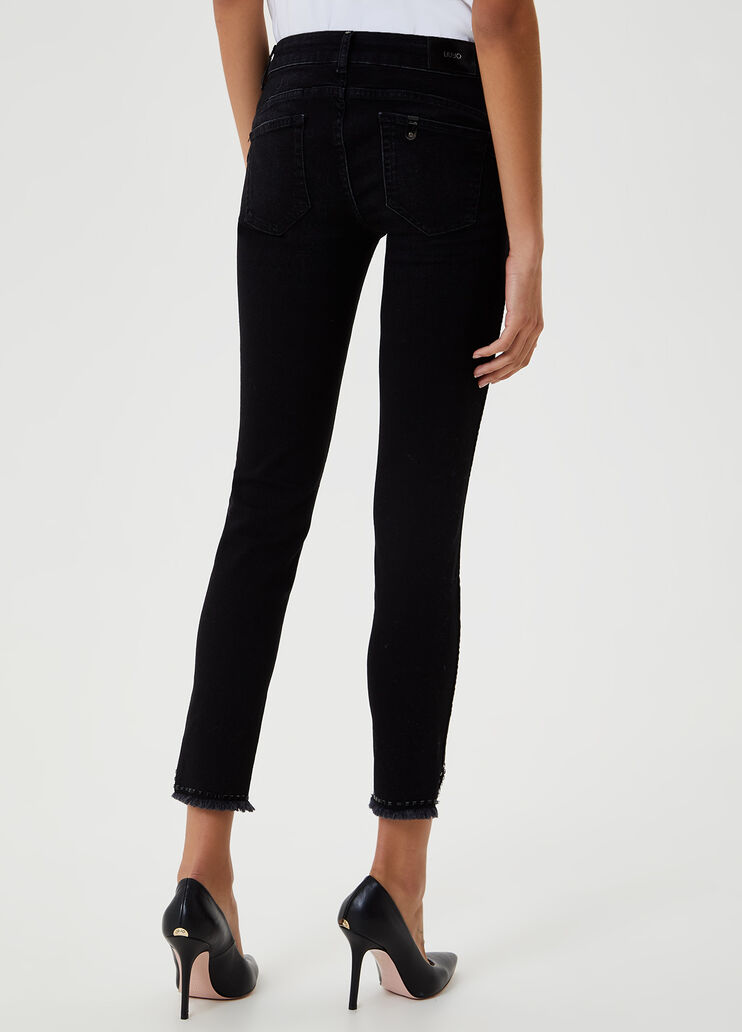 Skinny jeans with studs Black denim Liu Jo - large image number 1 Skinny jeans with studs Black denim Liu Jo - large image number 1