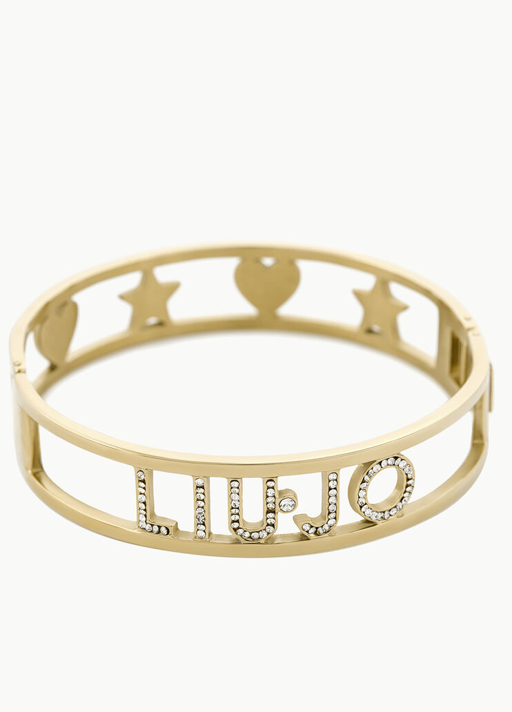 Stiff bracelet with rhinestones Steel Liu Jo - large image number 1 Stiff bracelet with rhinestones Steel Liu Jo - large image number 1