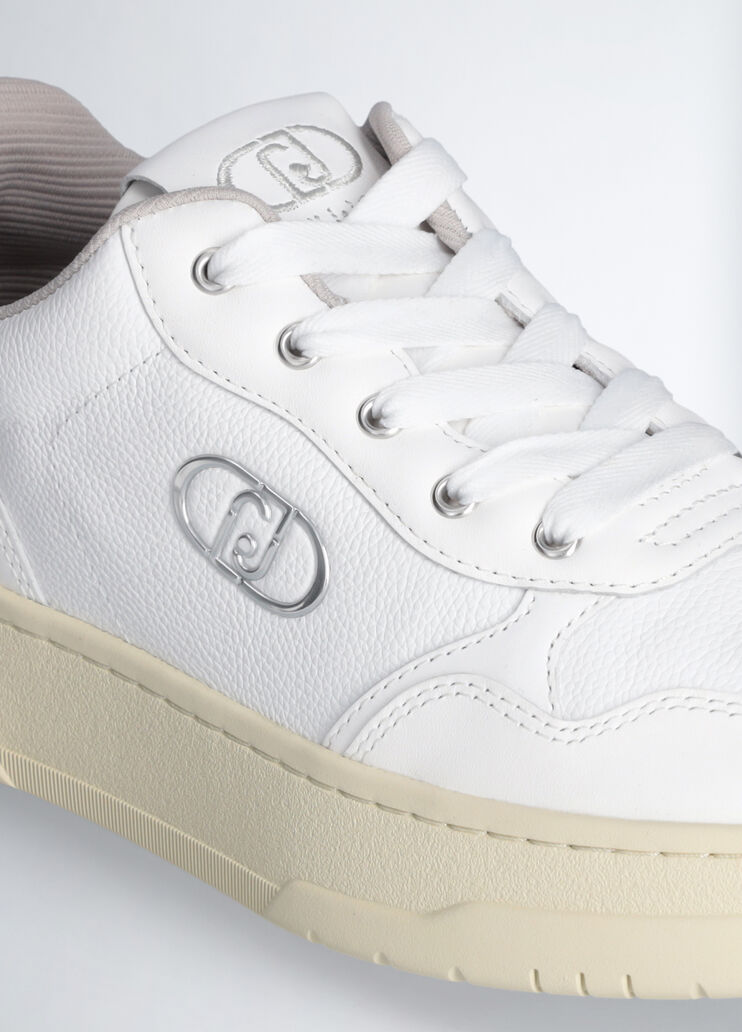 Sneakers in leather white Liu Jo - large image number 4 Sneakers in leather white Liu Jo - large image number 4