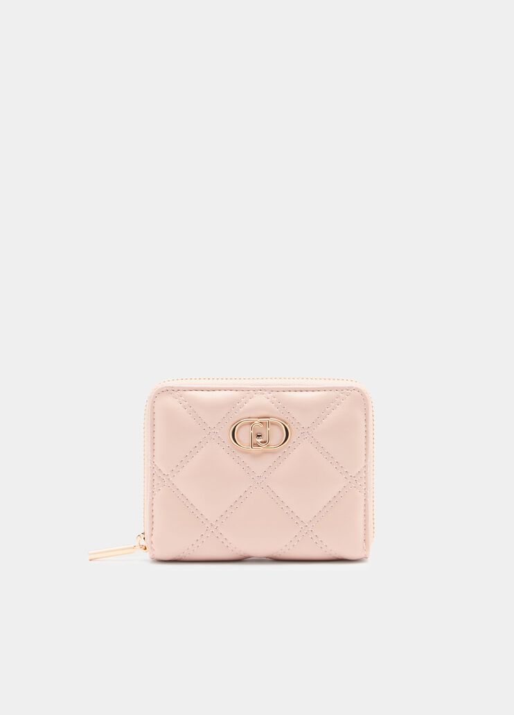 Small quilted wallet peach Liu Jo - medium