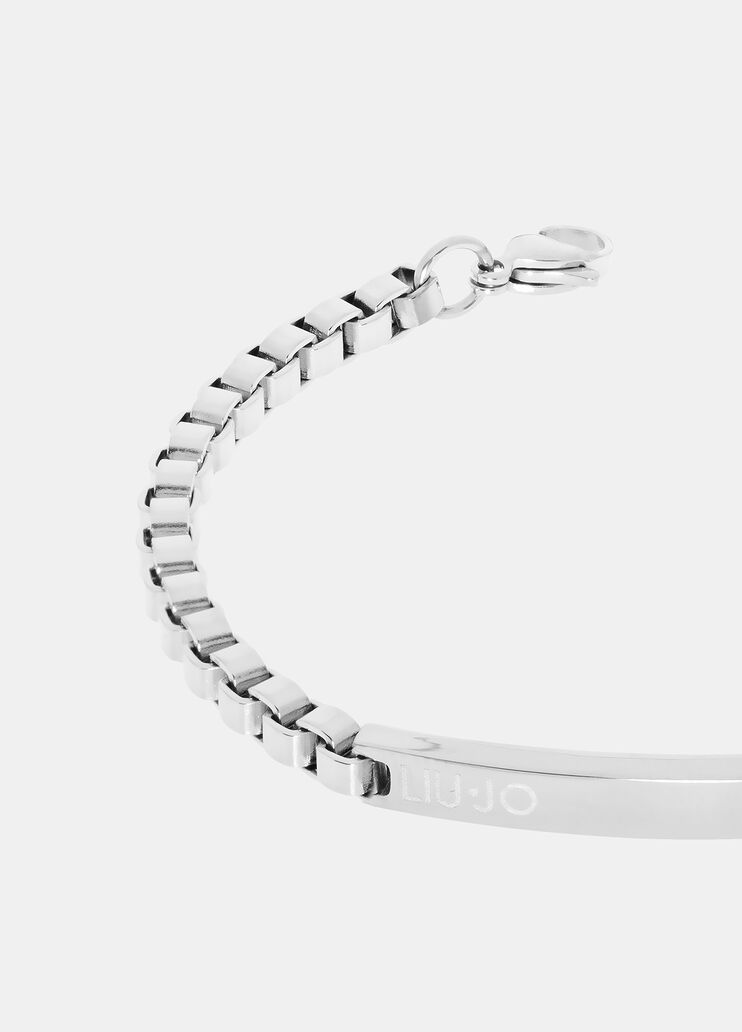 Men's bracelet silver tone Liu Jo - medium Men's bracelet silver tone Liu Jo - medium