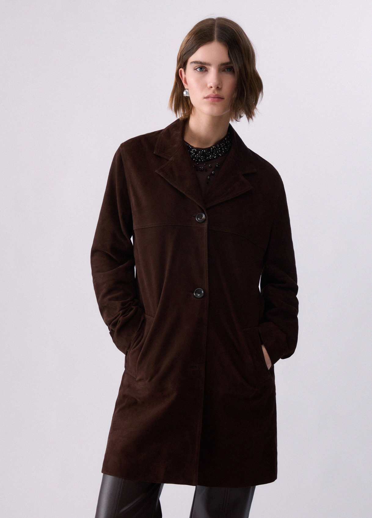 Liu Jo Long Suede Jacket