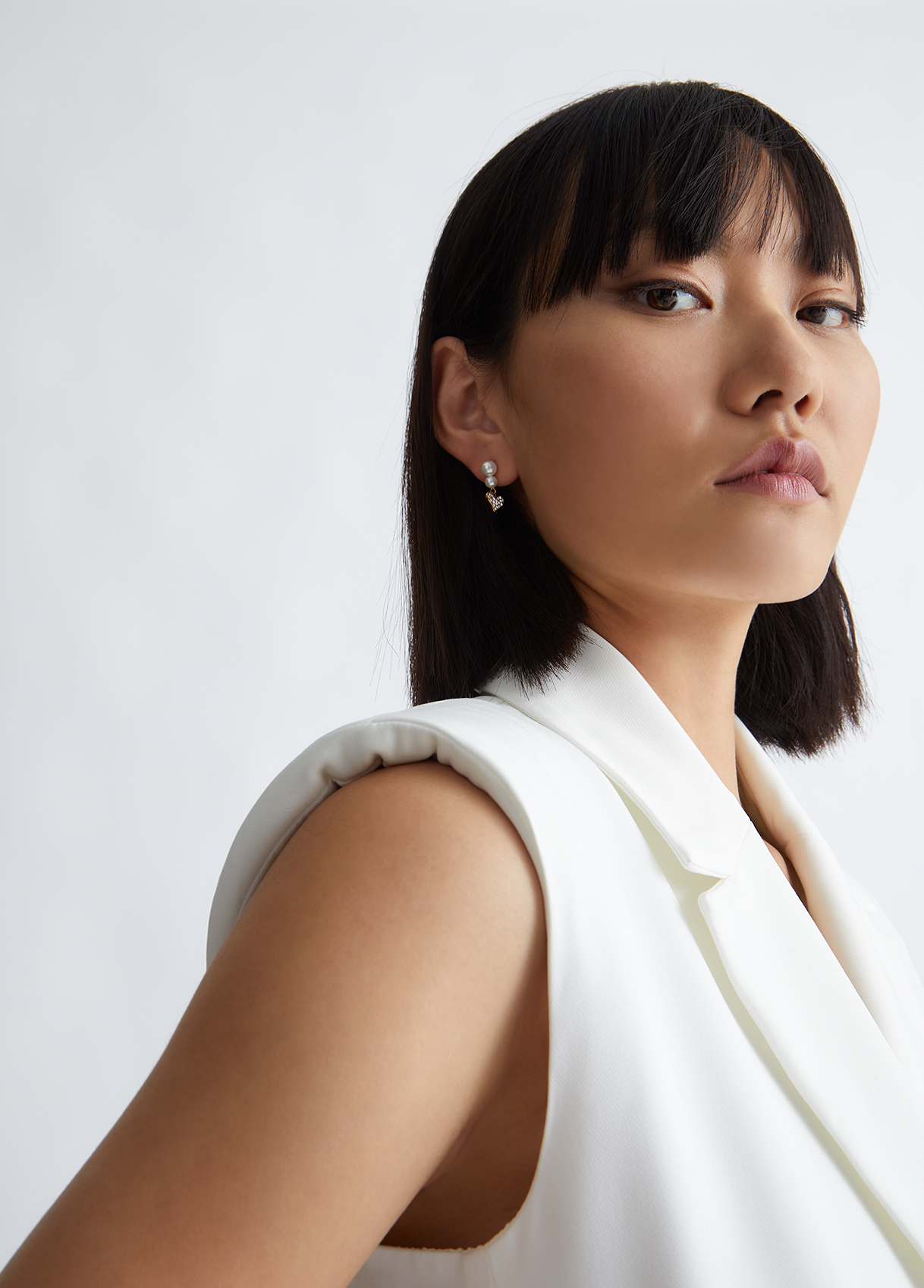 Liujo Boucles D'oreilles Avec Charm Et Perles Fantaisie