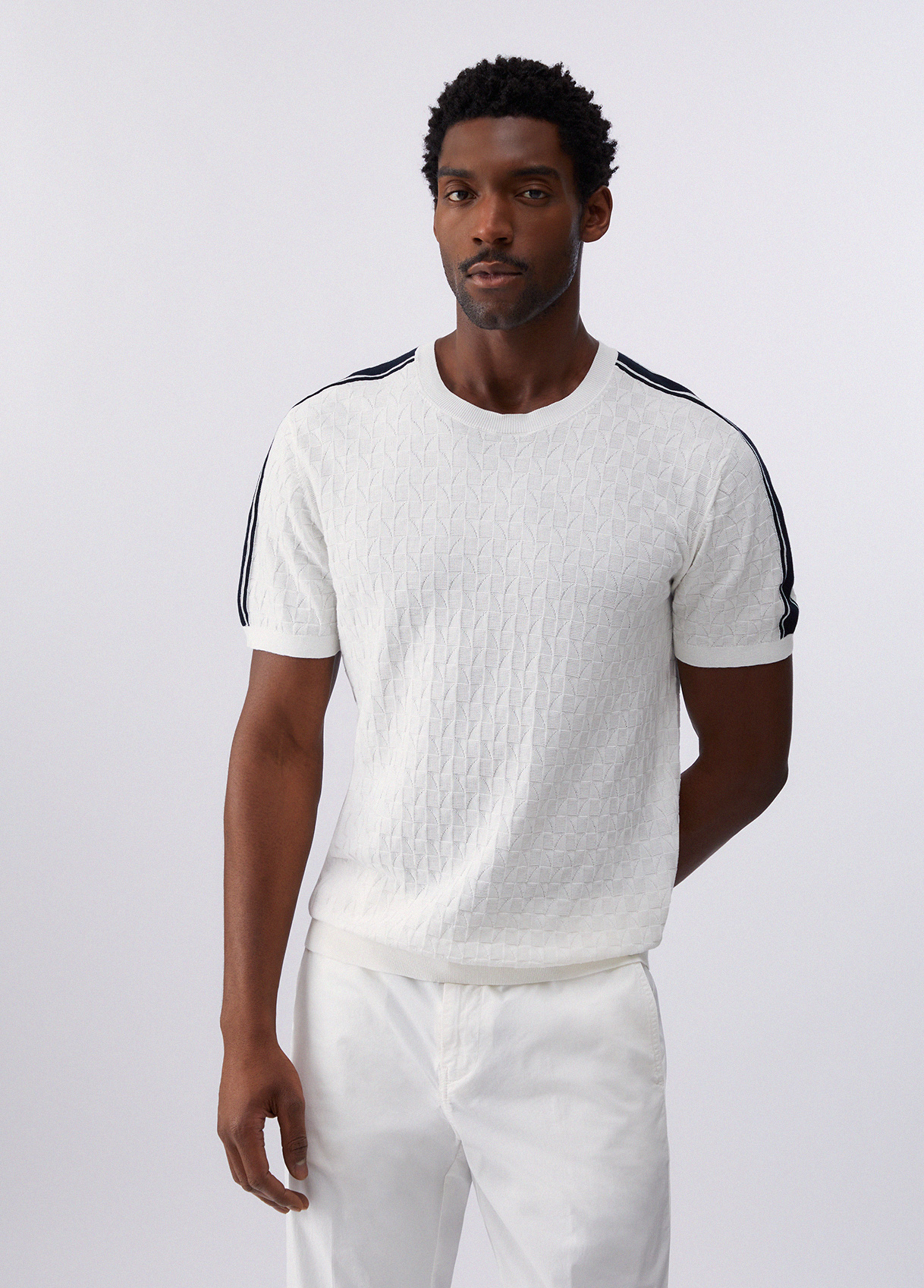 Liu Jo Jacquard Knit T-shirt