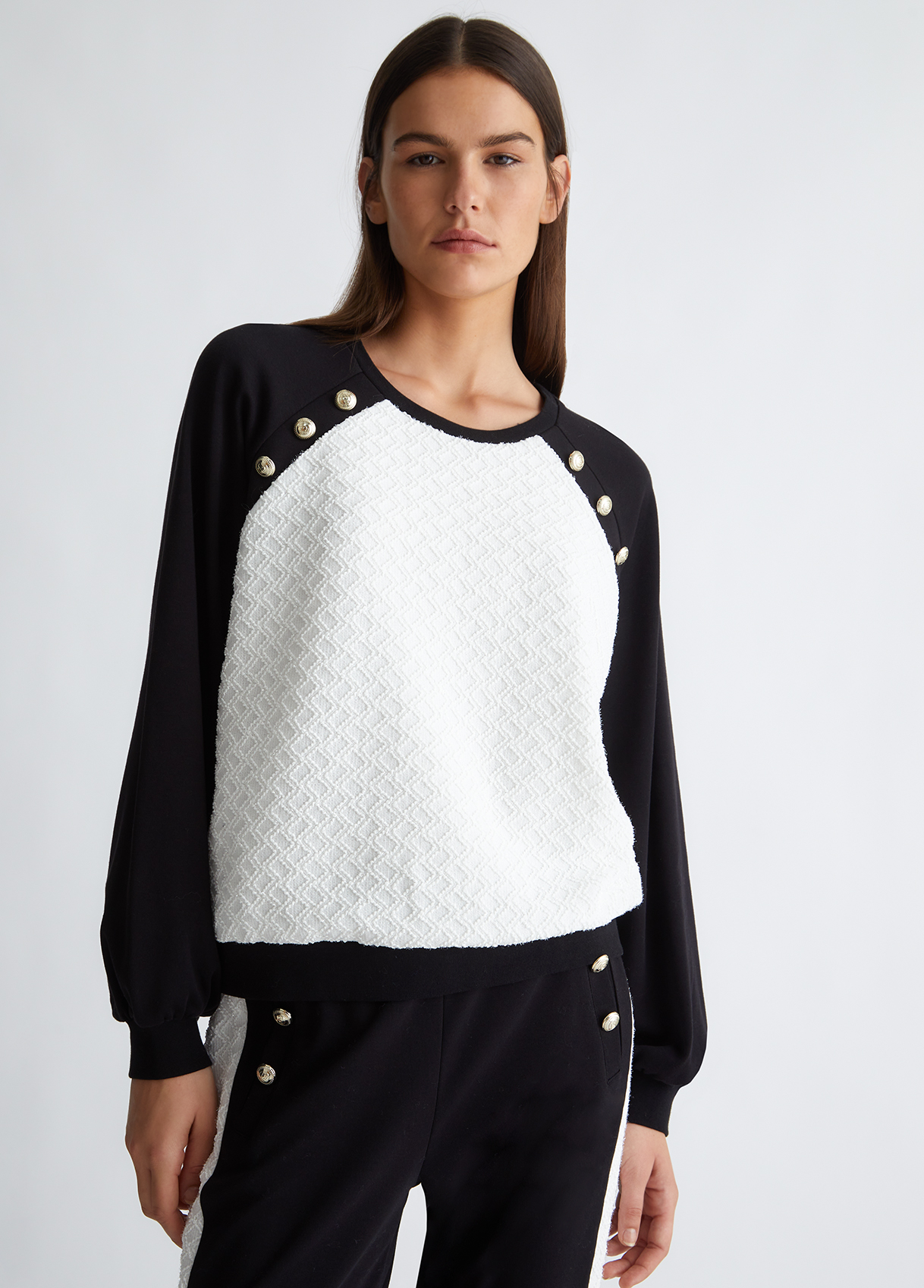 Liujo Sweat-shirt Avec Boutons