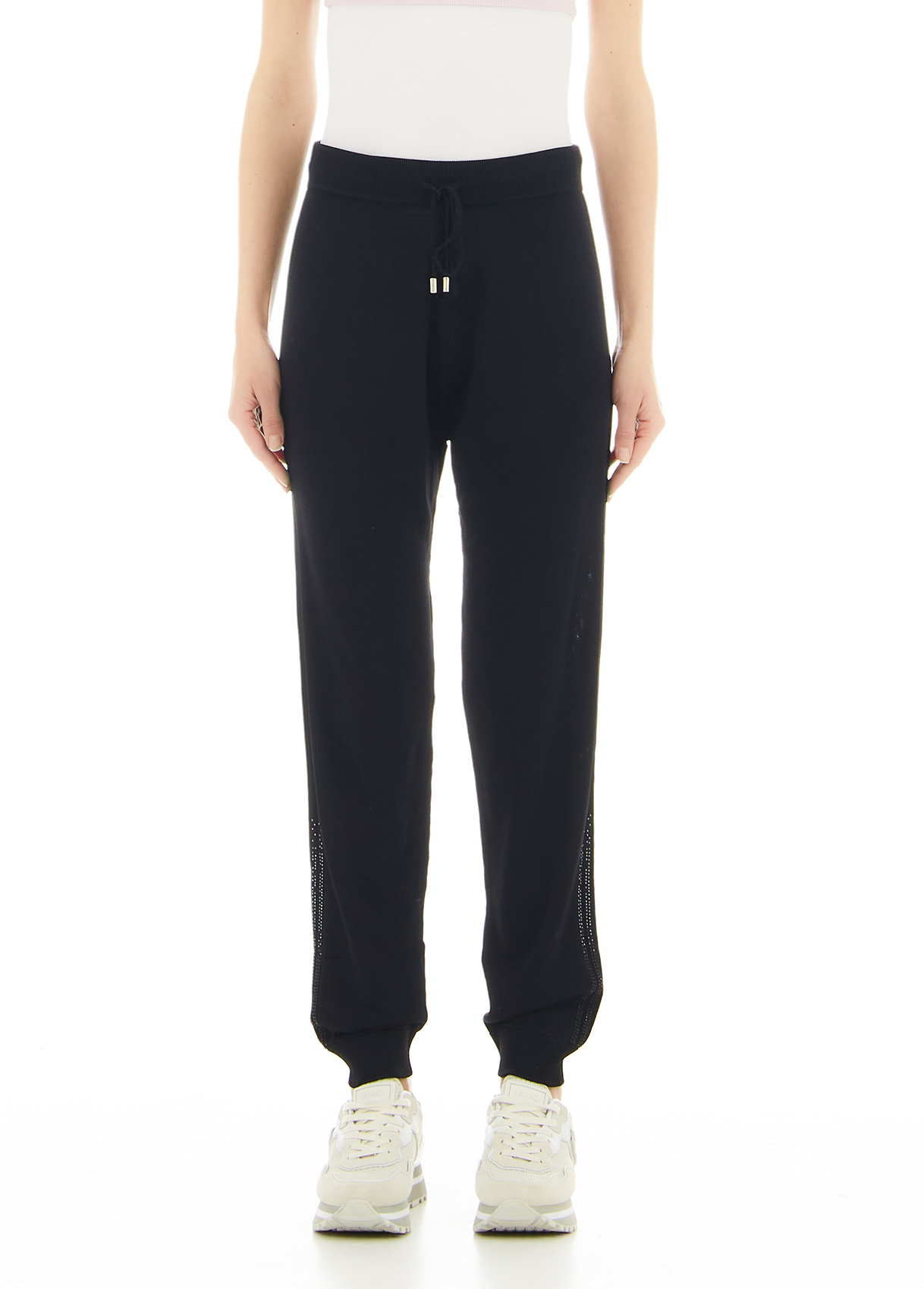 Liujo Pantalon En Maille Avec Applications