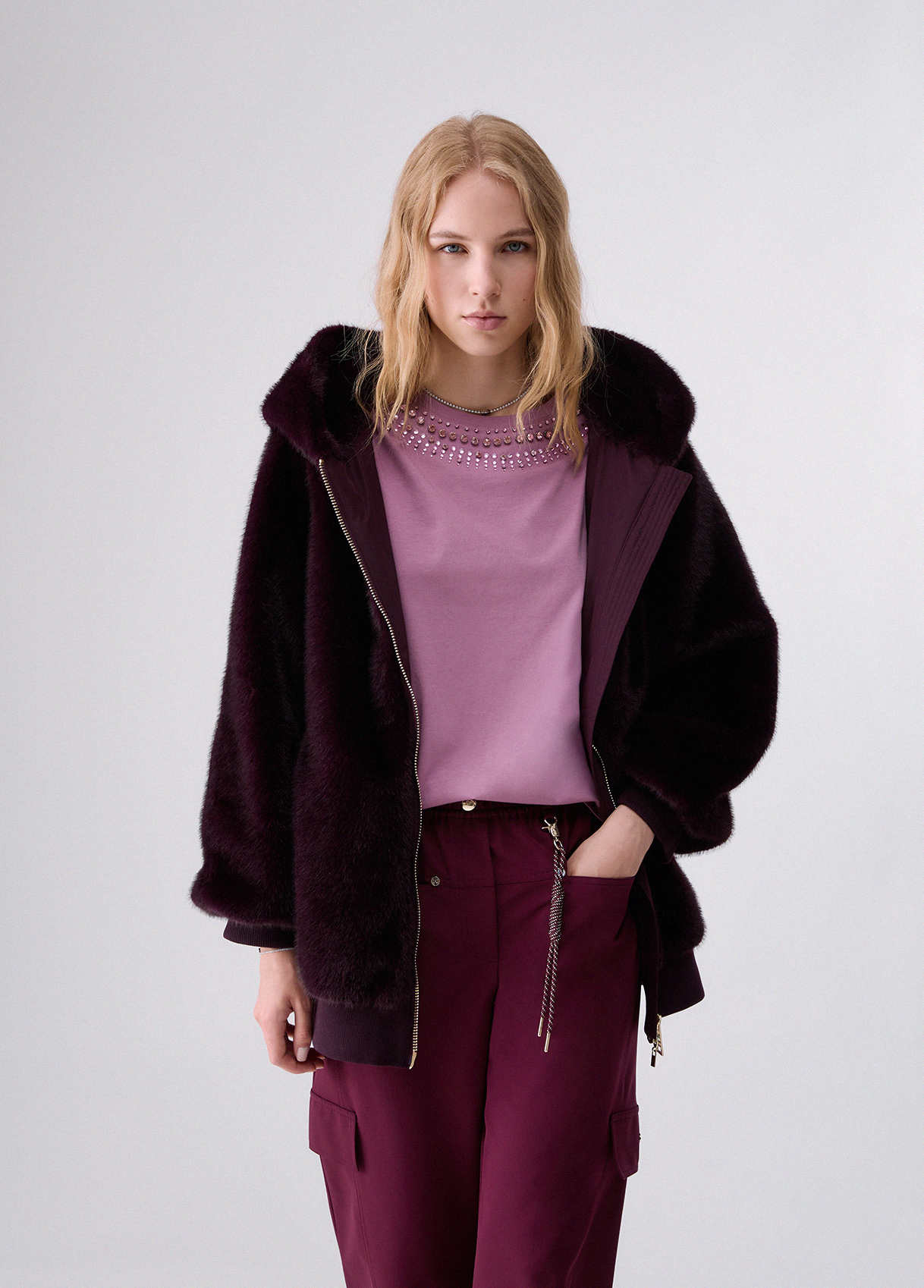 Liu Jo Oversized Teddy Jacket
