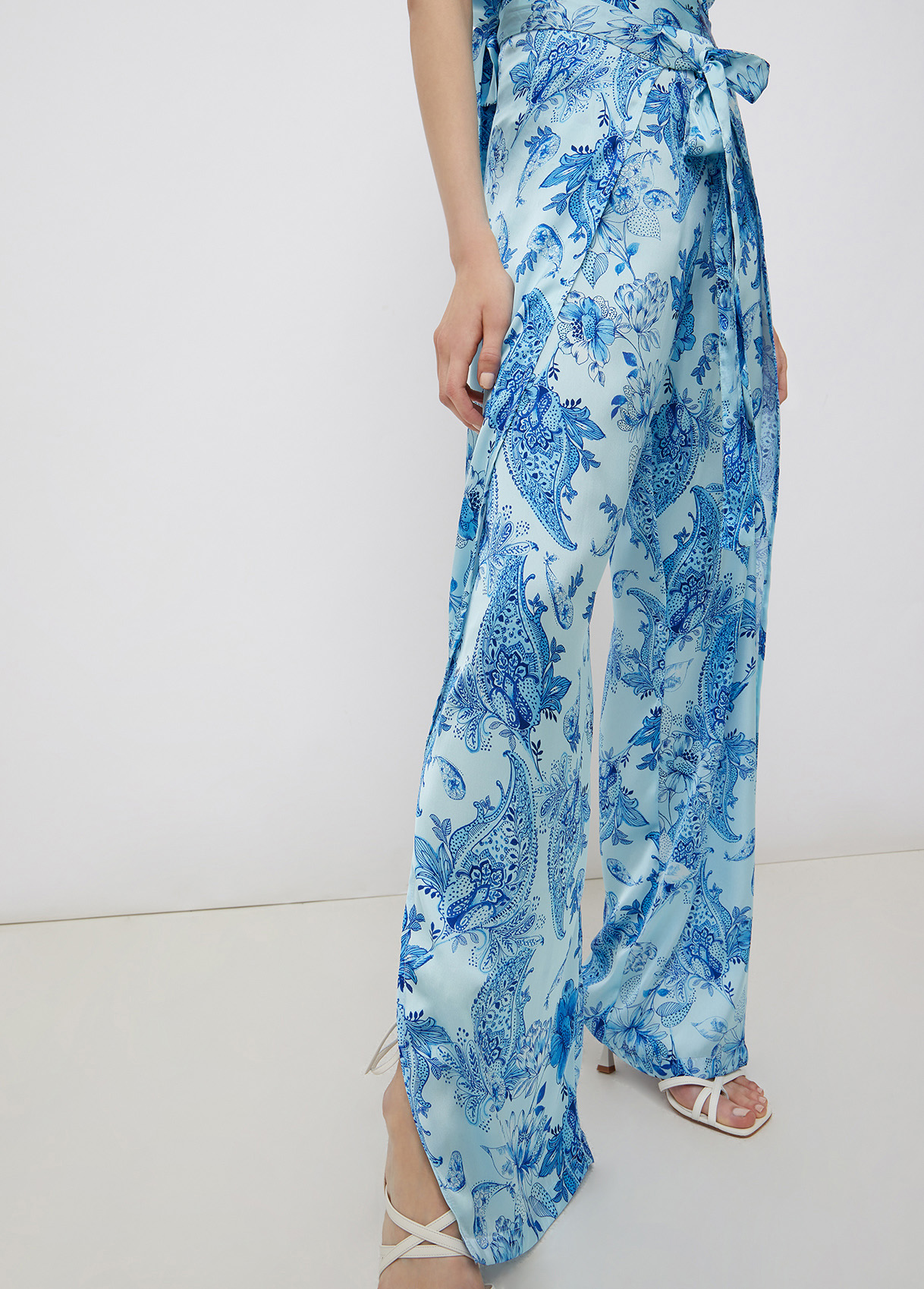 Liujo Pantalon Long En Satin