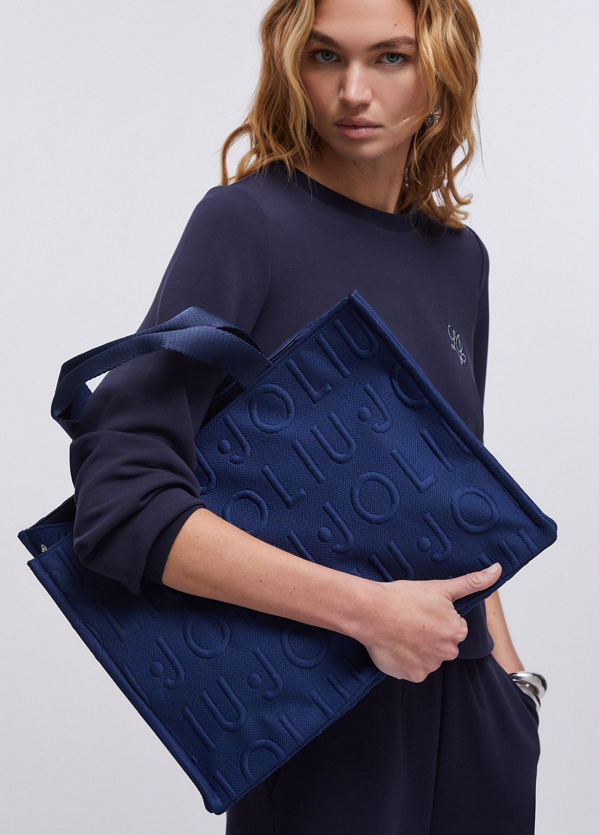 Liu Jo Cabas Moyen Modèle En Maille