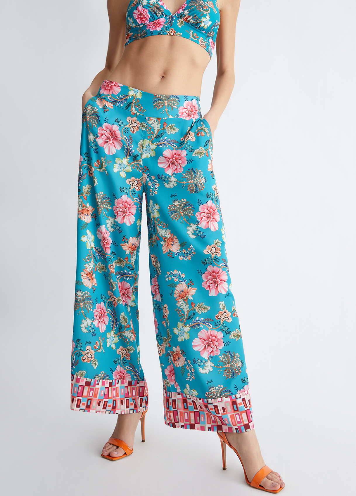 Liujo Pantalon À Fleurs