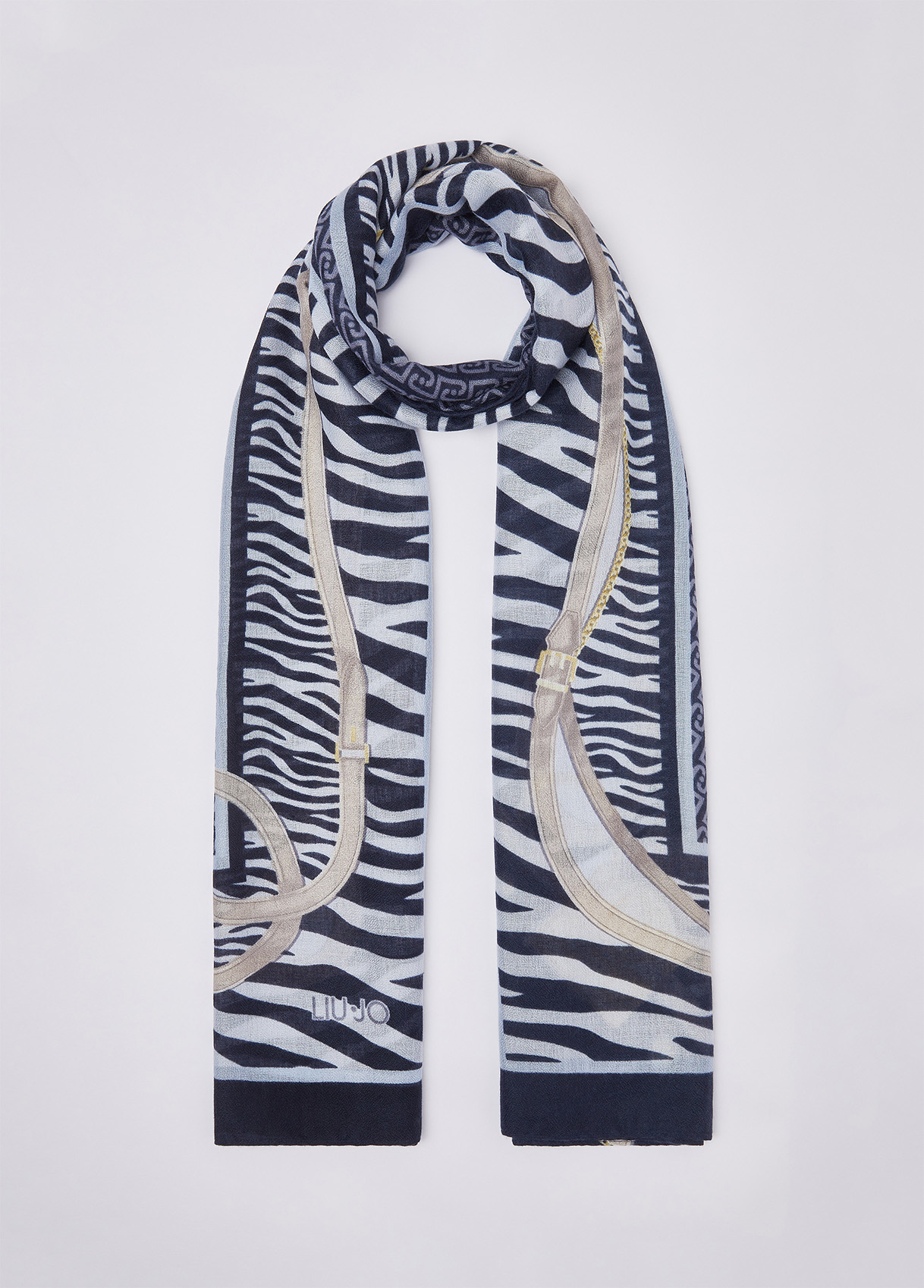 Liu Jo Étole Animalier Avec Cinturini