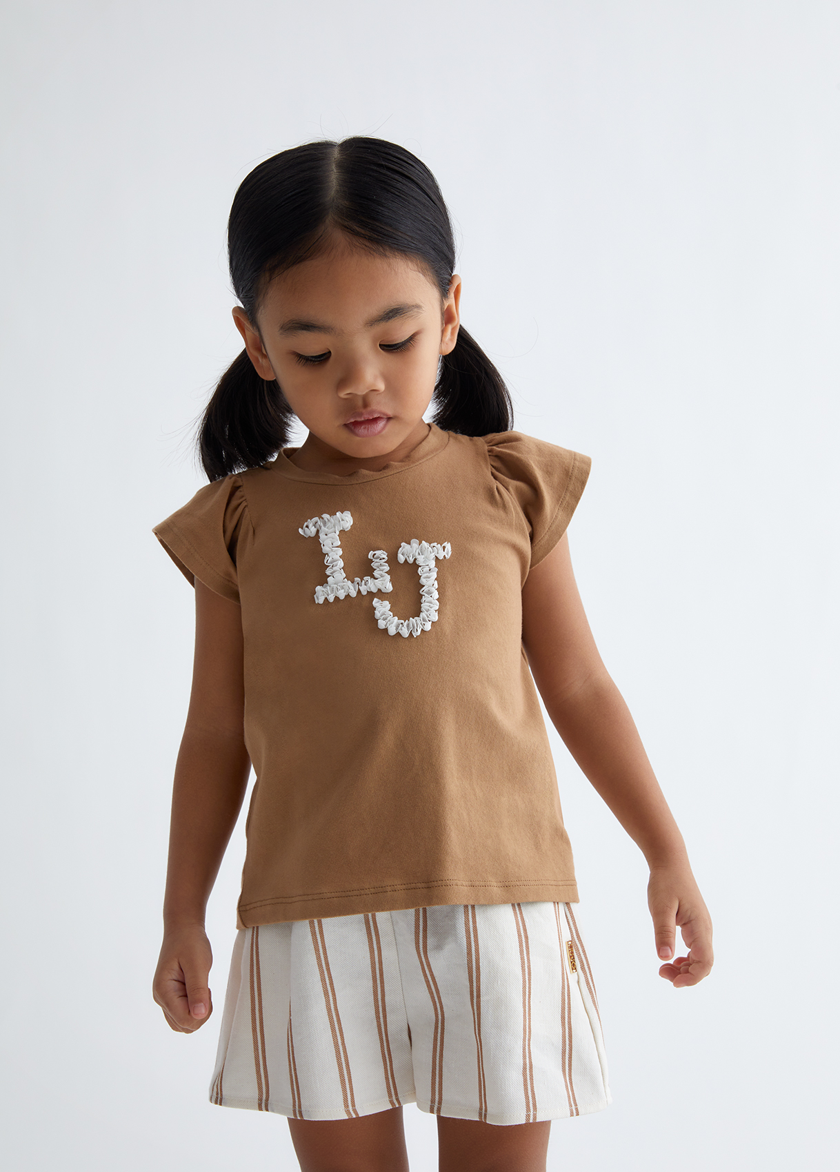 Liujo T-shirt Avec Logo Rehaussé De Paillettes En Forme De Pétales