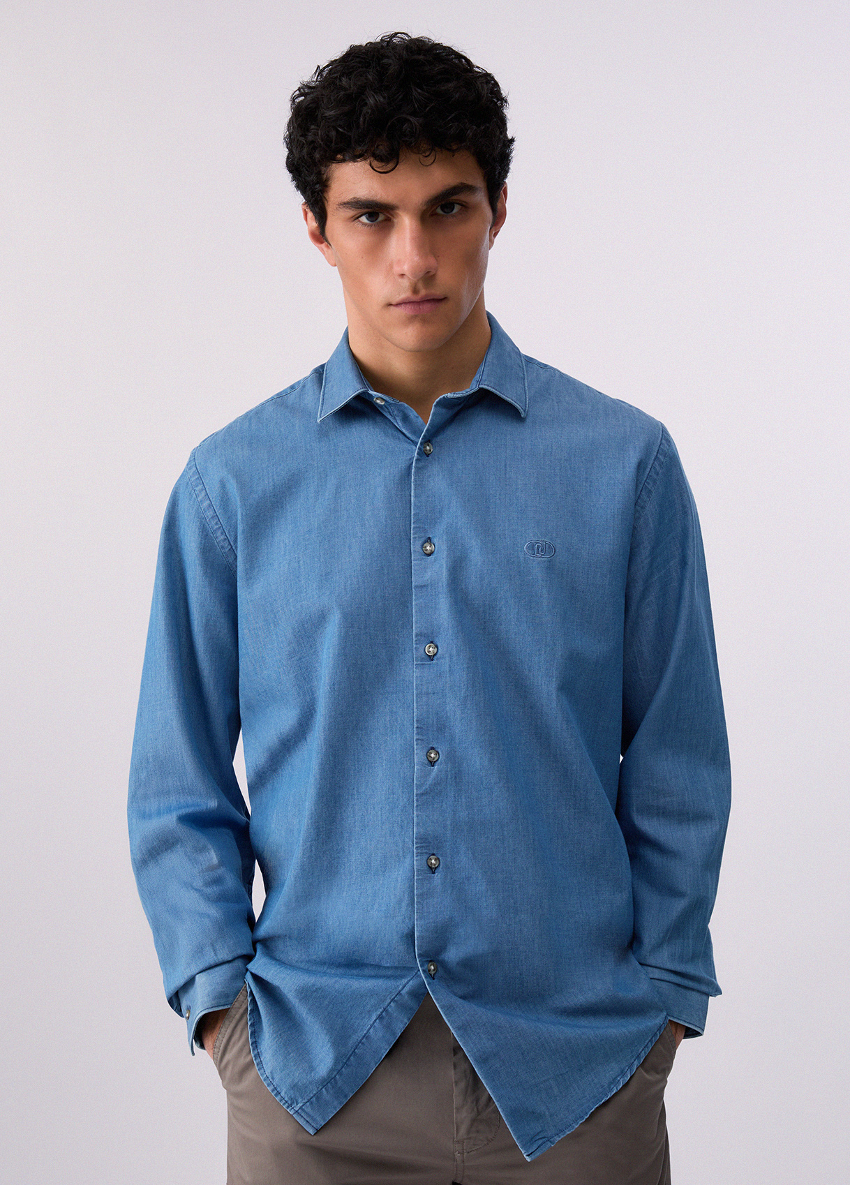 Liu Jo Chambray Denim Shirt