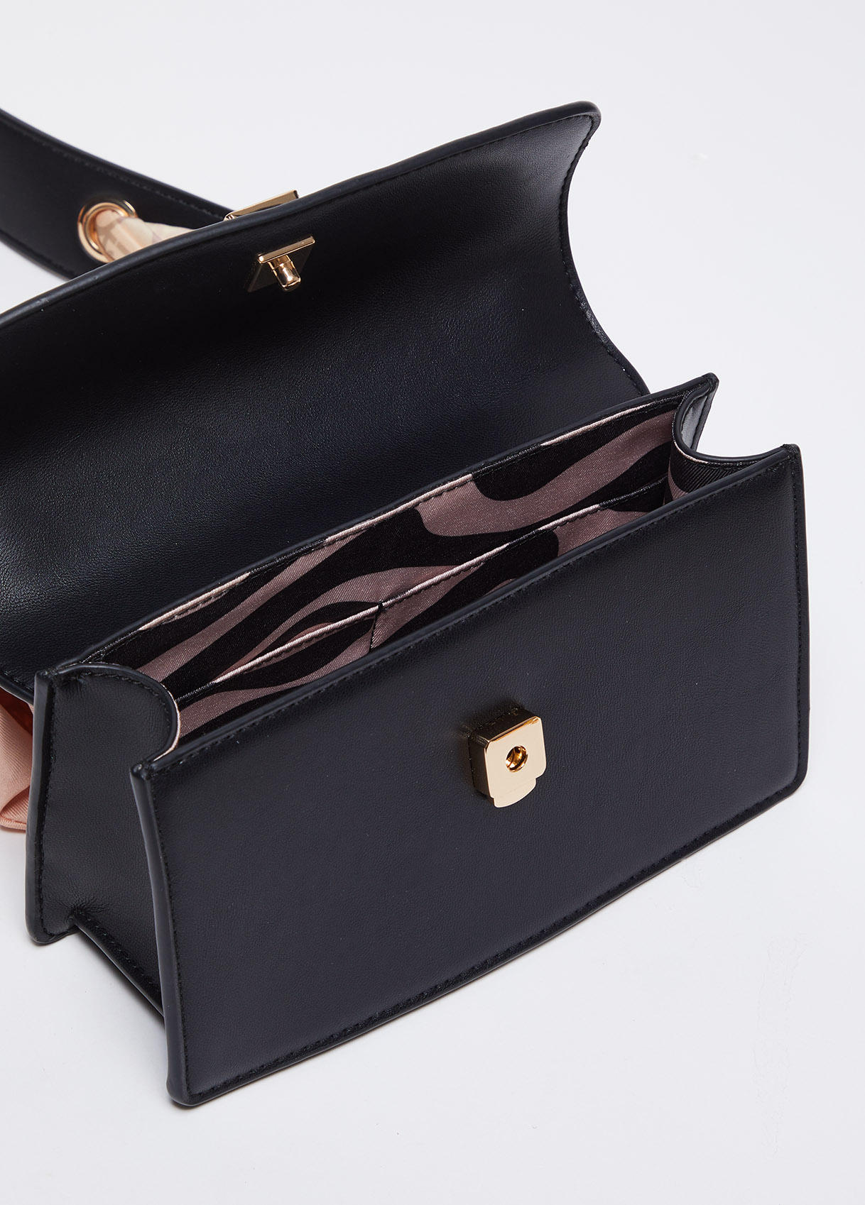 Mini Liu Jo Better crossbody bag colour black | Liu Jo