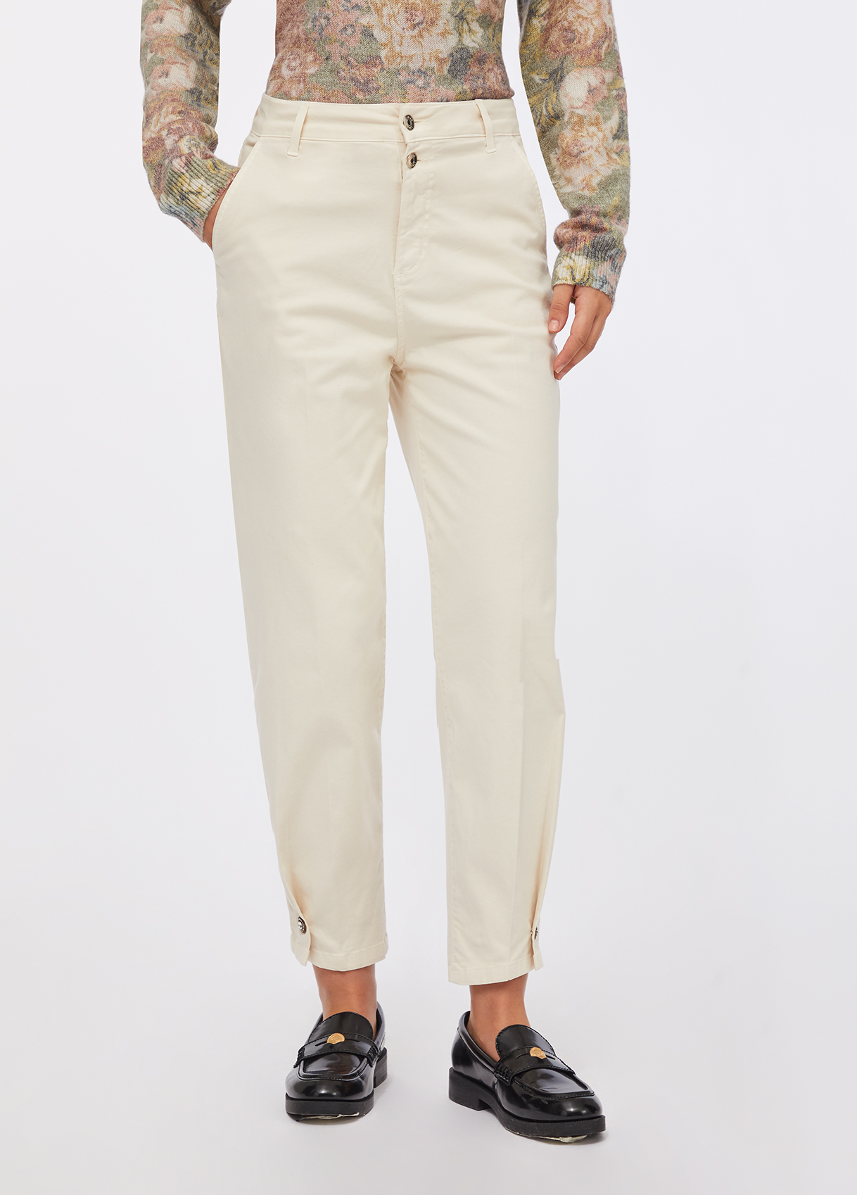 Liu Jo Pantalon Ballon Avec Bouton Bijou