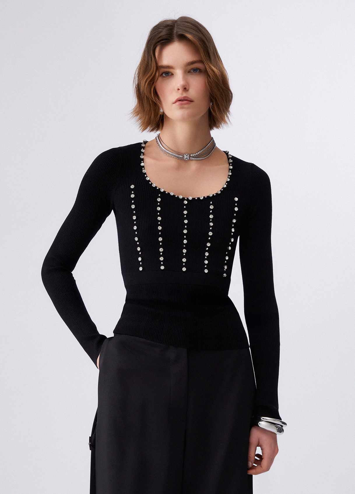 Liu Jo Jumper With Jewel Embroidery