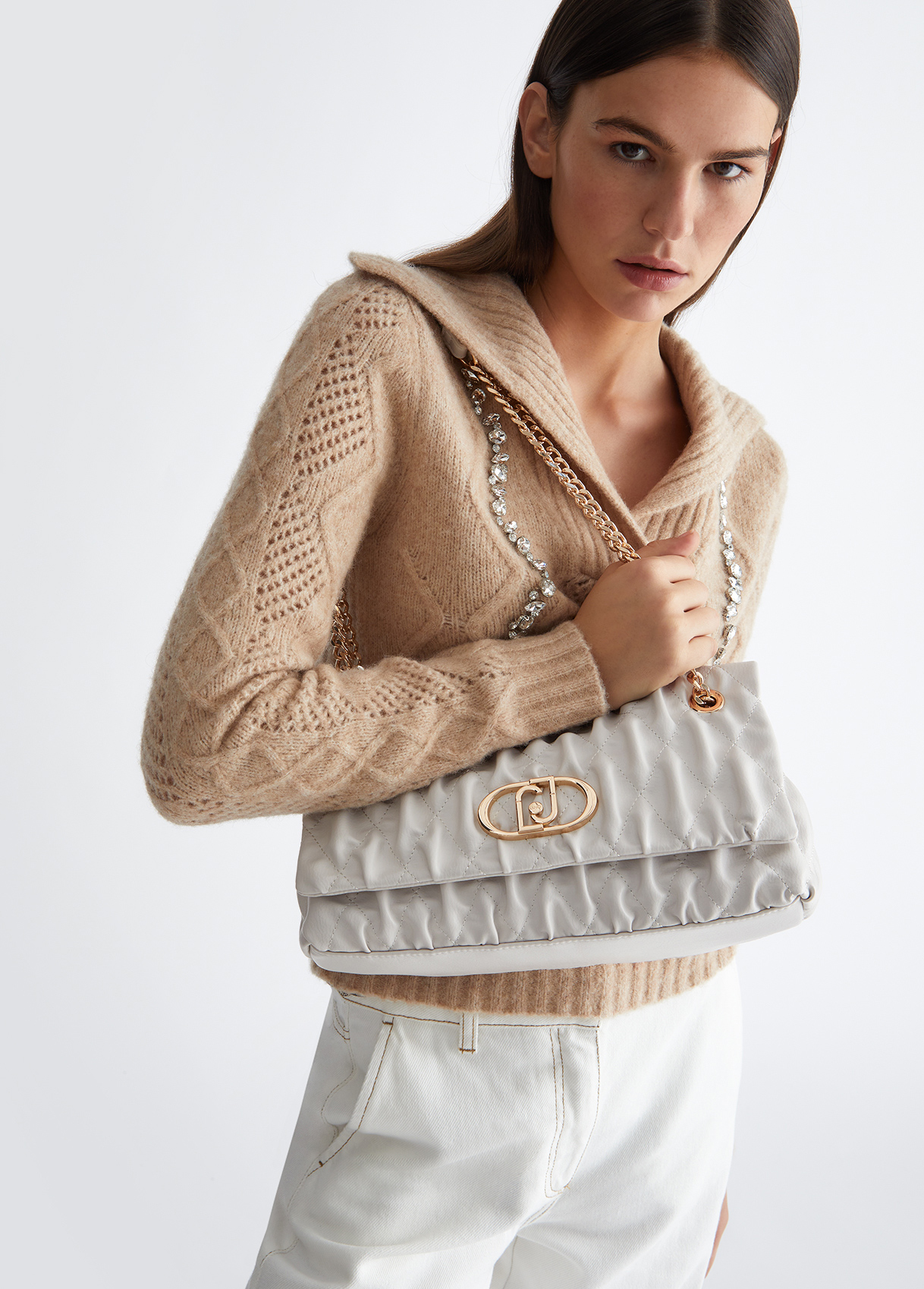 Liujo Sac Porté Main Effet Cloqué