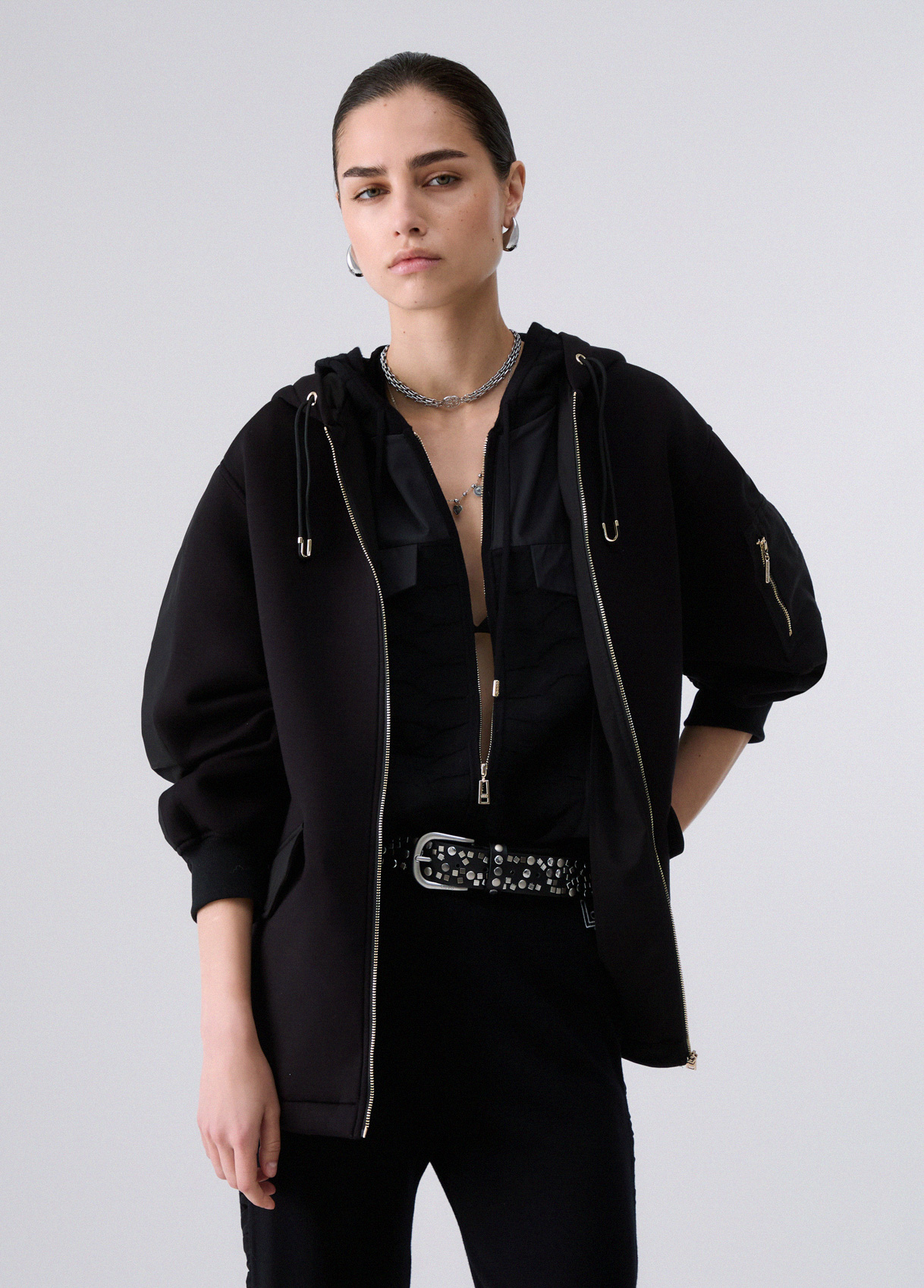 Liu Jo Oversized Hooded Jacket