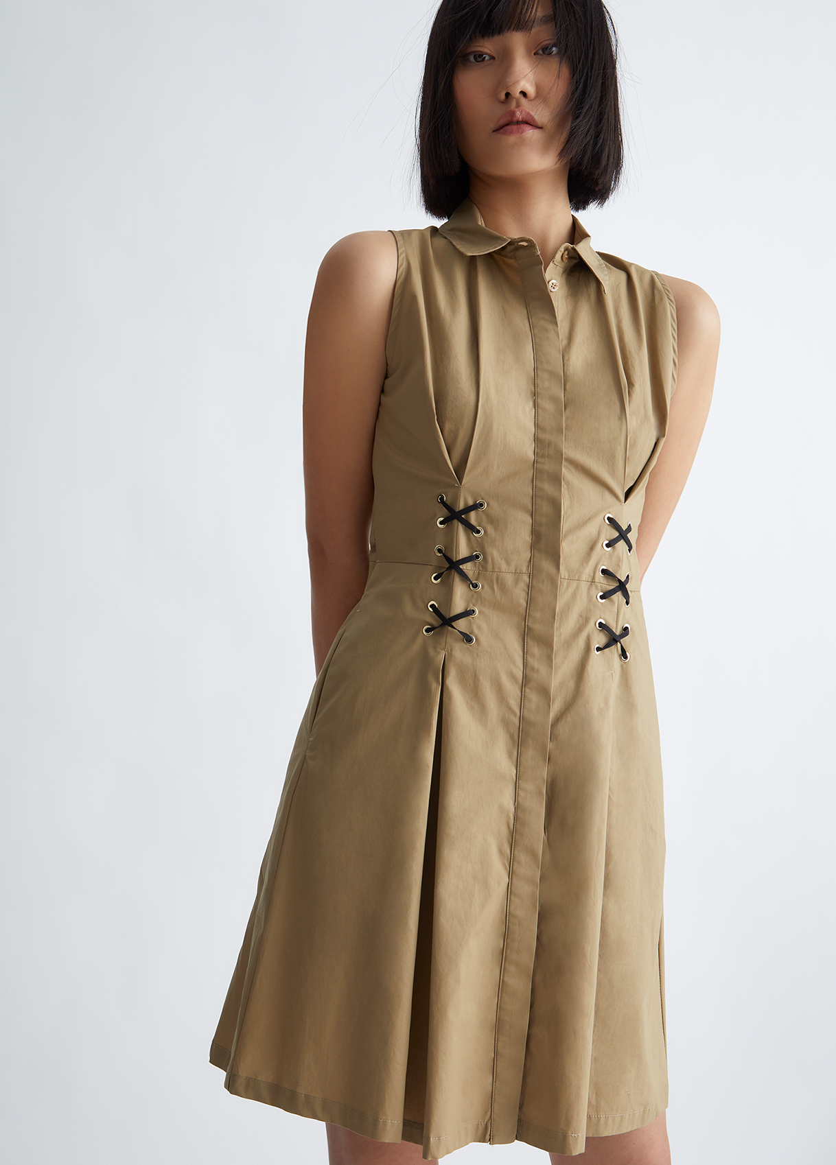 Liujo Robe Chemisier En Popeline