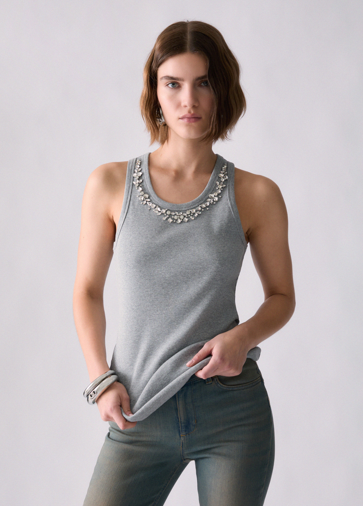 Liu Jo T-shirt With Jewel Decoration
