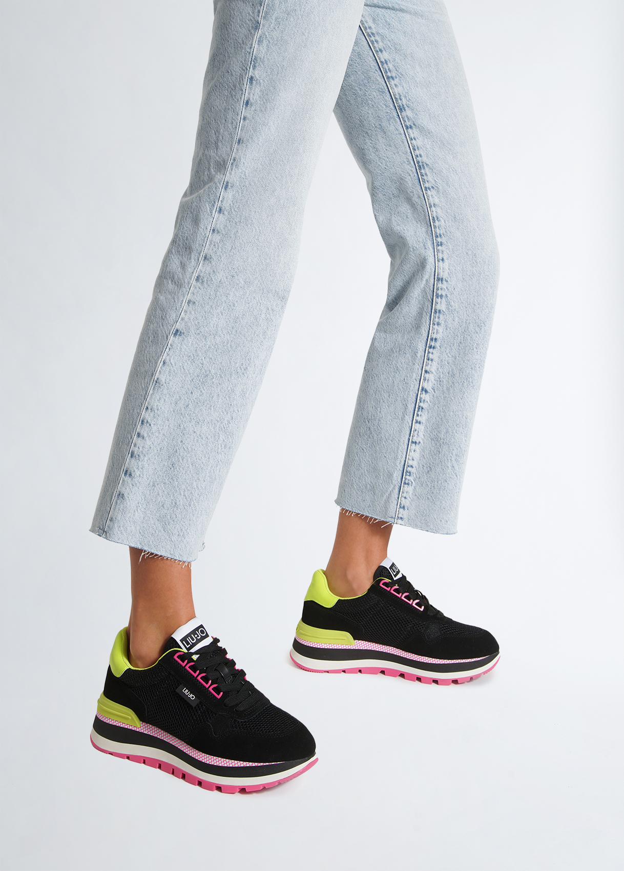 Liujo Sneakers En Daim Et Mesh