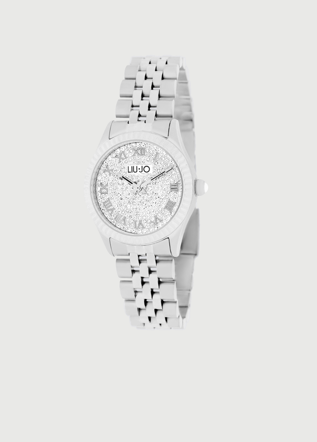 Liujo Montre En Acier Avec Strass