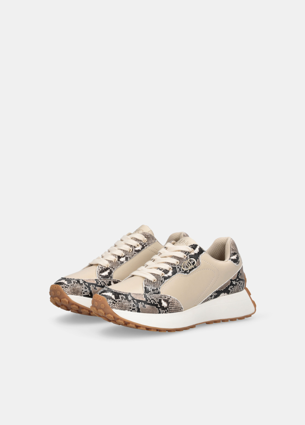 Sneakers stampa pitone colore corda | Liu Jo