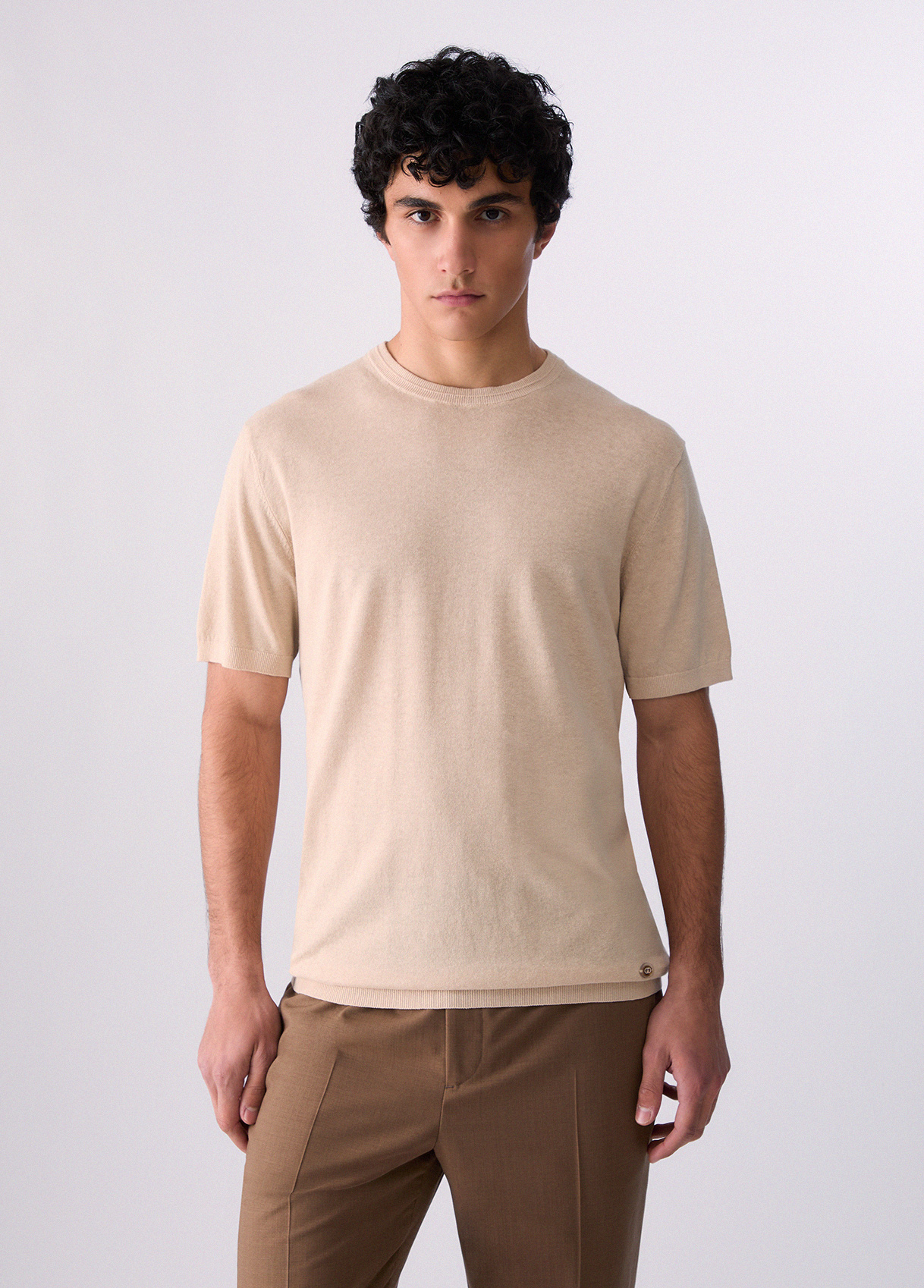 Liu Jo Linen And Cotton T-shirt