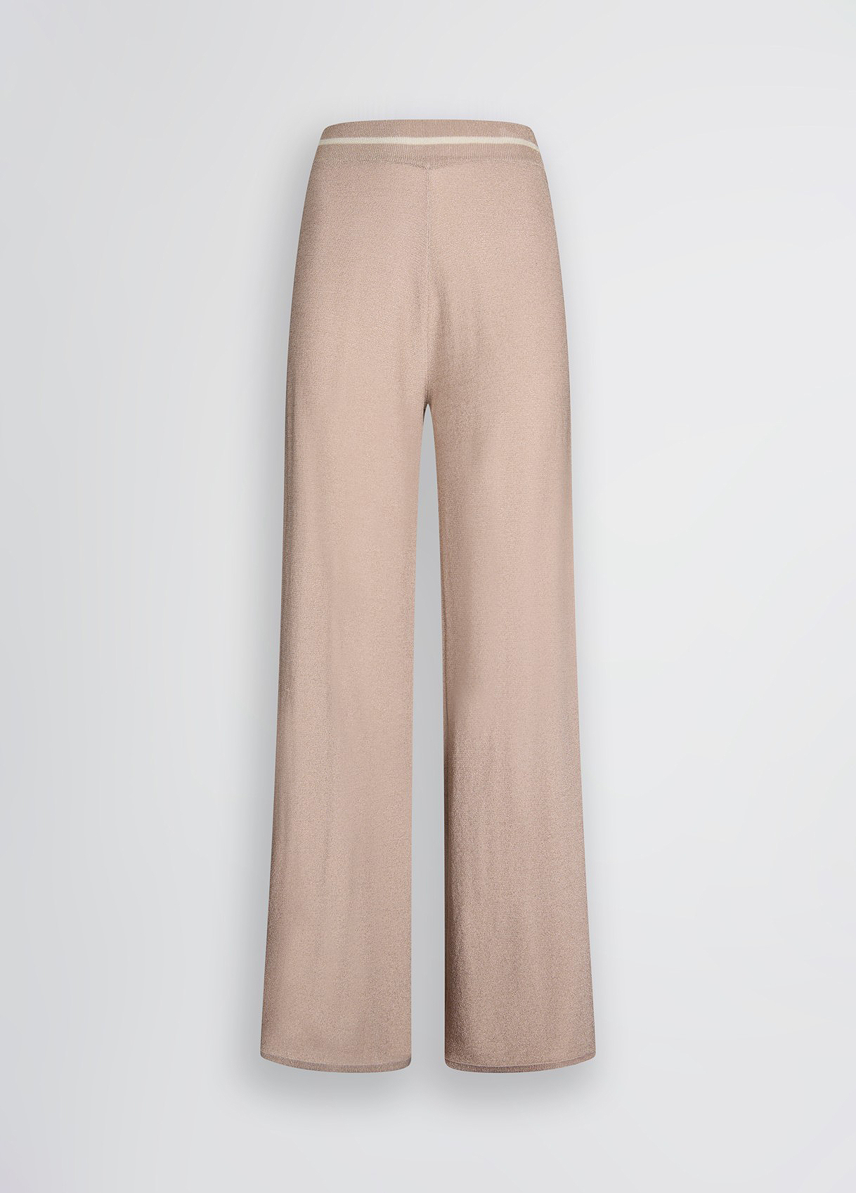 パンツ LIU JO Woman Pants Beige CA5333T2508 X0649 Wide pants in Lurex® colour beige | Liu Jo