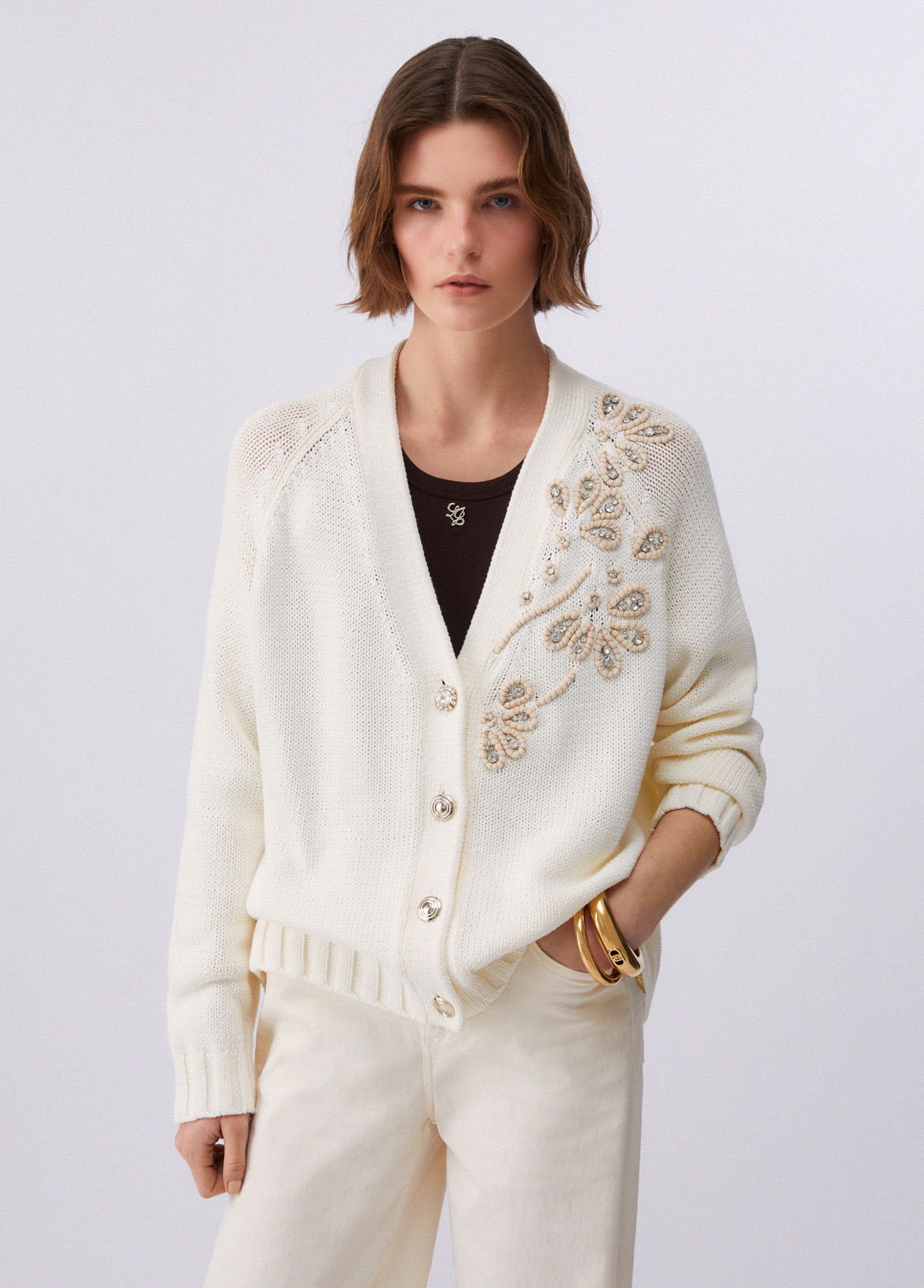 Liu Jo Cardigan With Jewel Embroidery