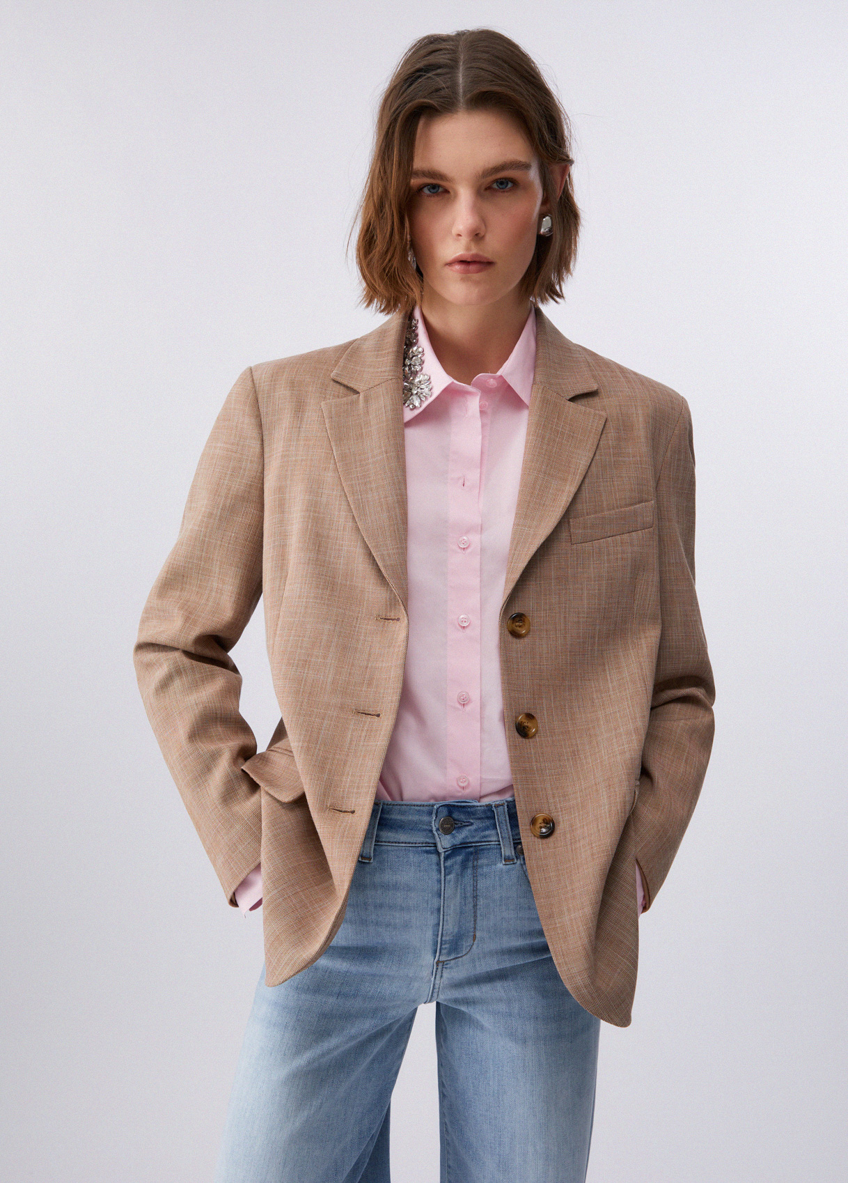 Liu Jo Blazer With Scarf